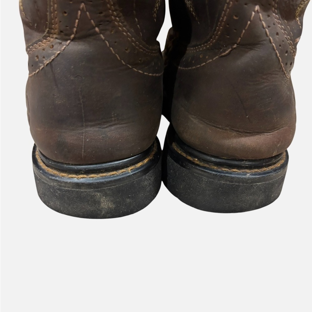 Lincoln Outfitters Western Work Boot L9C12 Soft Square Toe Sz 8M Cowboy Ranch - Picture 6 of 11